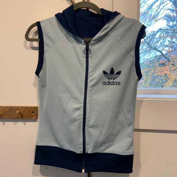 Reversible adidas hooded vest - Picture 1 of 4